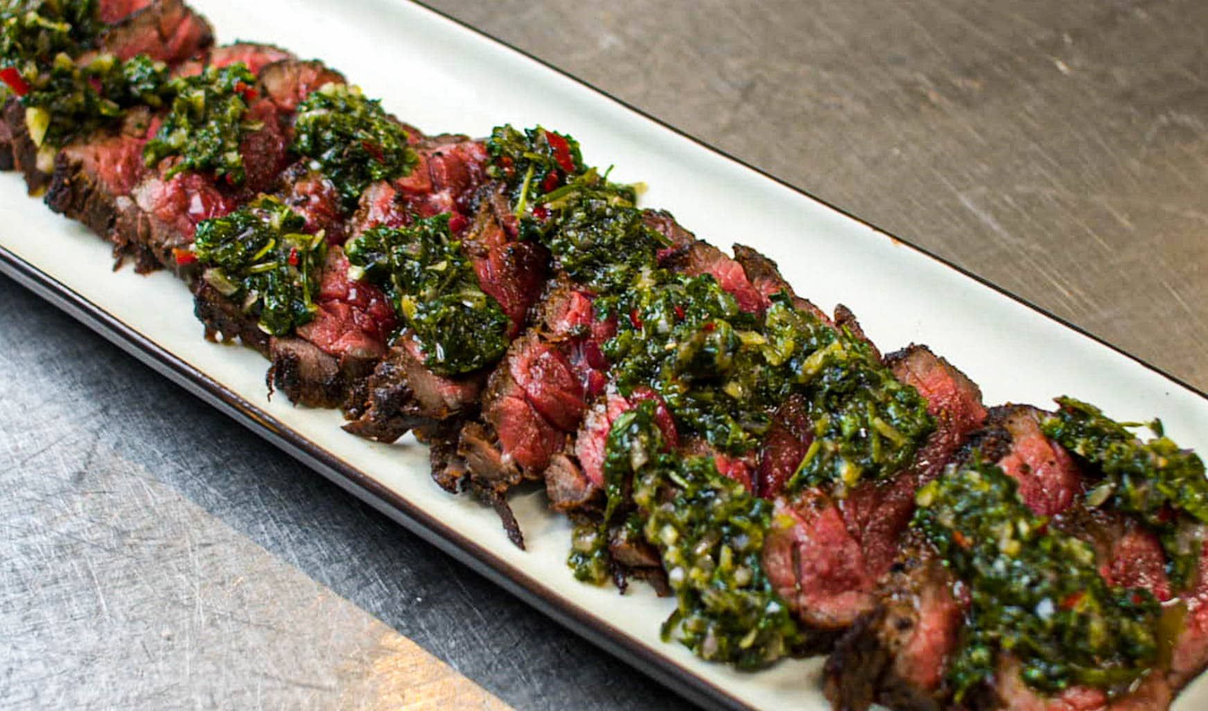 Chimichurri steak